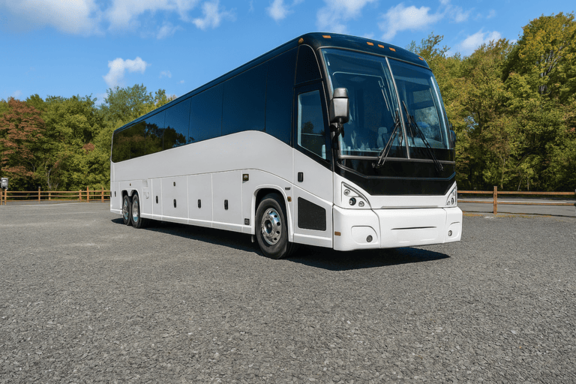 Bus Rental Company Coral Springs 56 Passenger Charter Bus