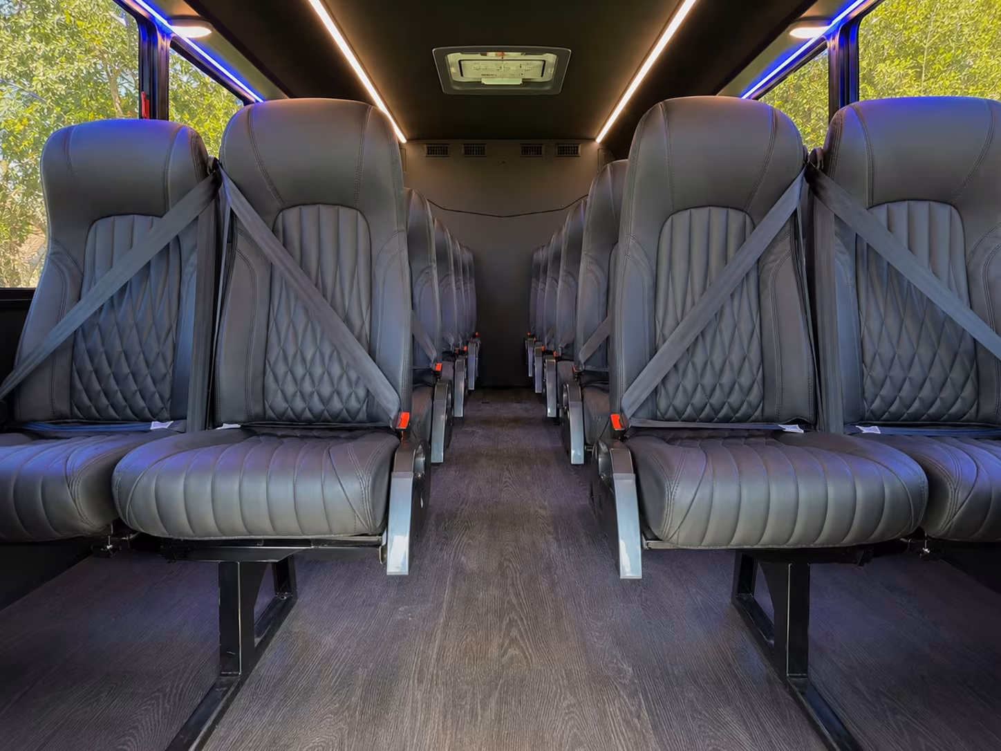 18 passenger minibus inside