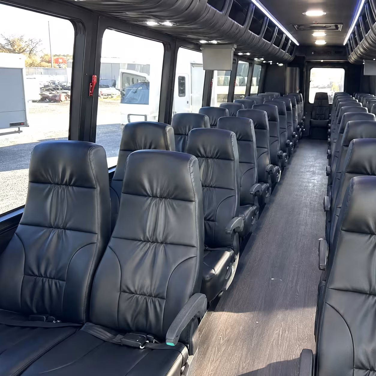 30 passenger minibus inside