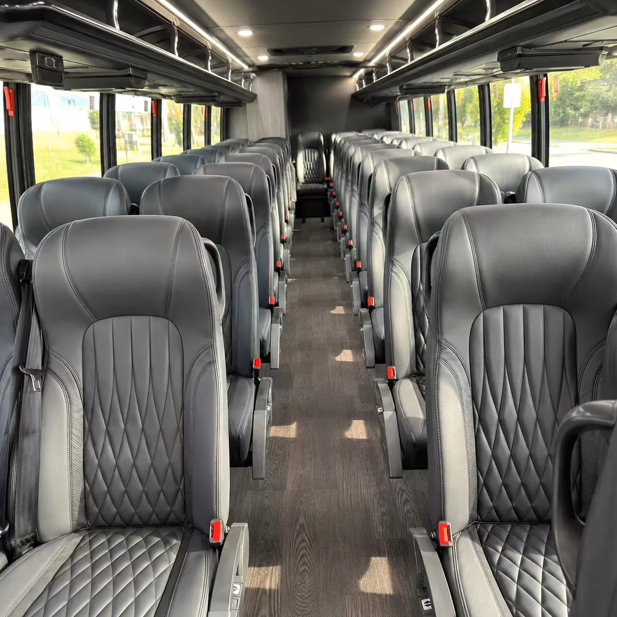 30 passenger minibus interior