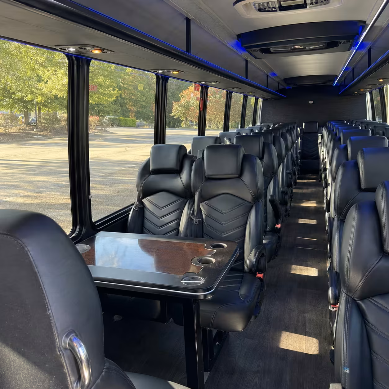 35 passenger minibus inside