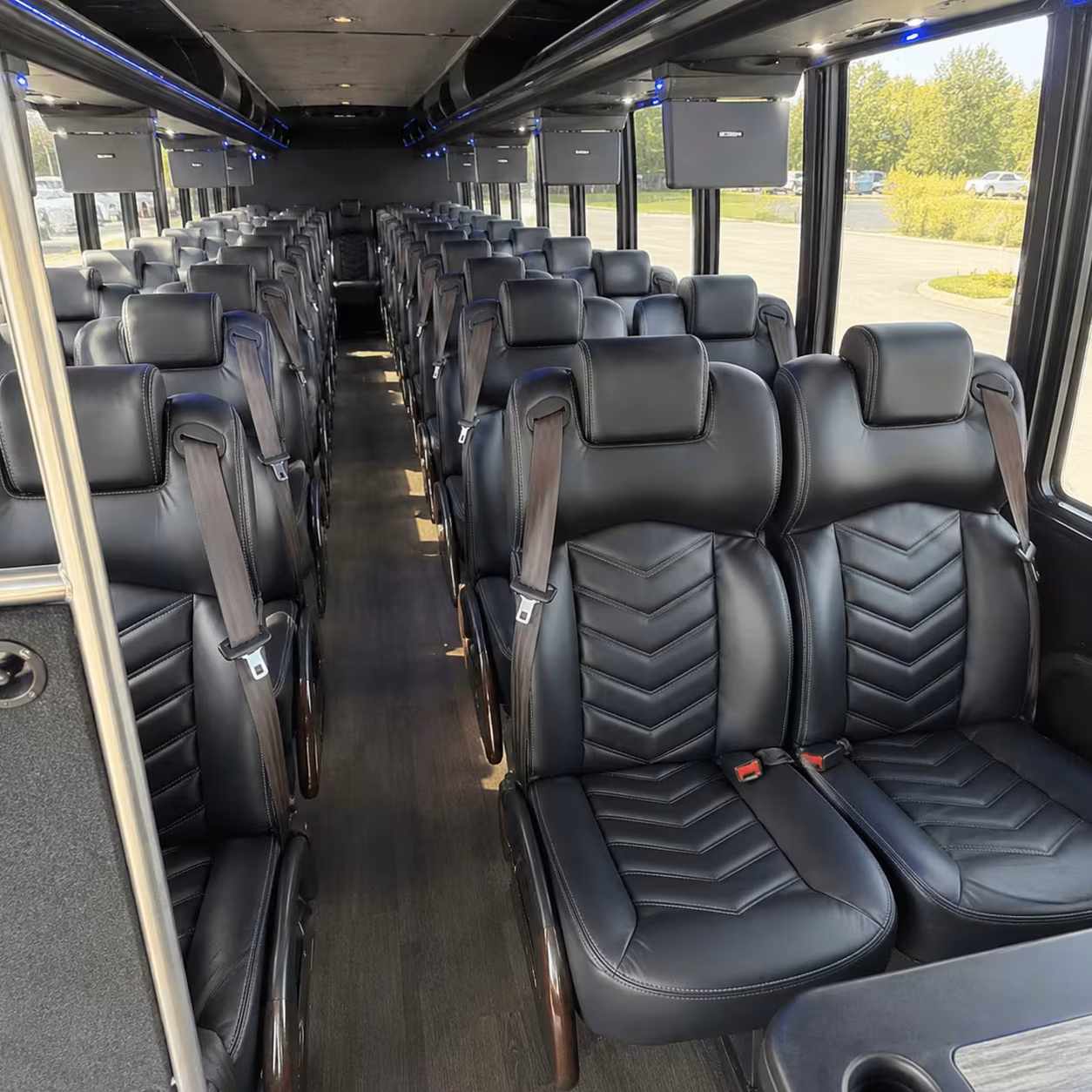 35 passenger minibus interior