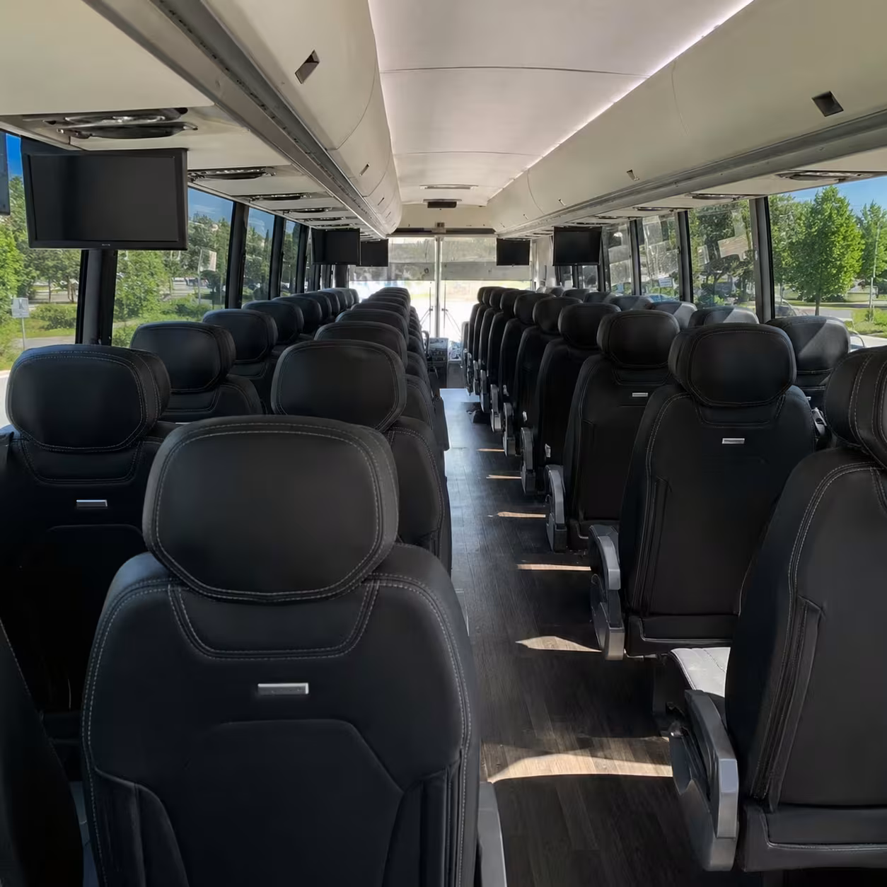 coral springs charter bus rental inside