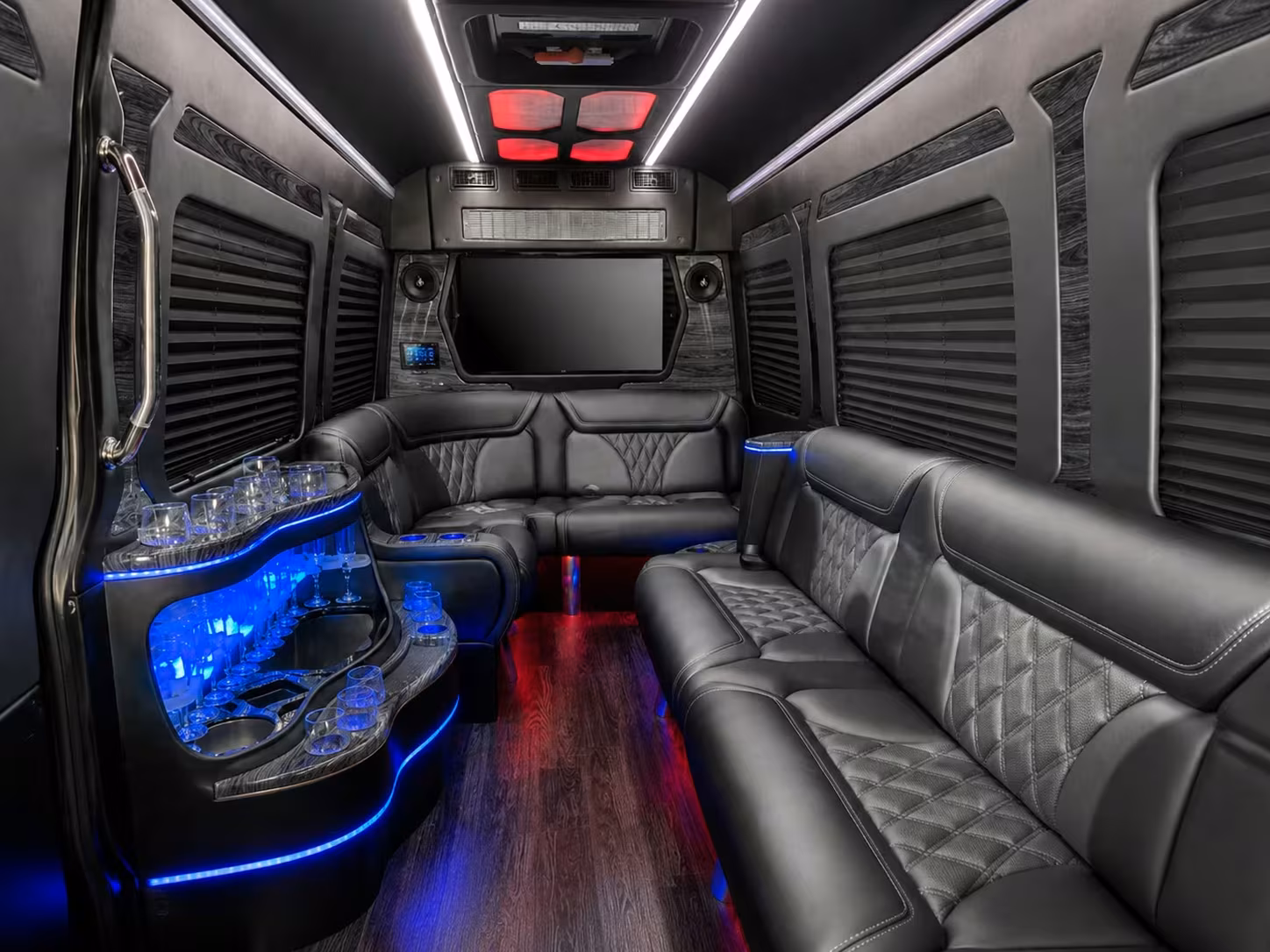 multi stop prom night bus rentals in coral springs